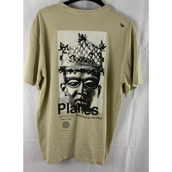 Paper Planes Oversized Inspirational Airways Graphic T-Shirt XL - Picture 1 of 6